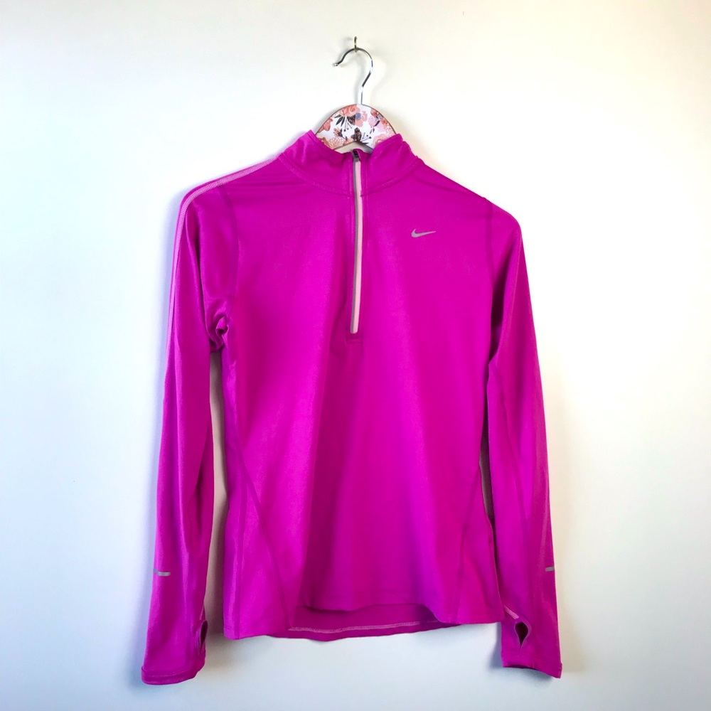 Nike pink athletic track runners jacket.